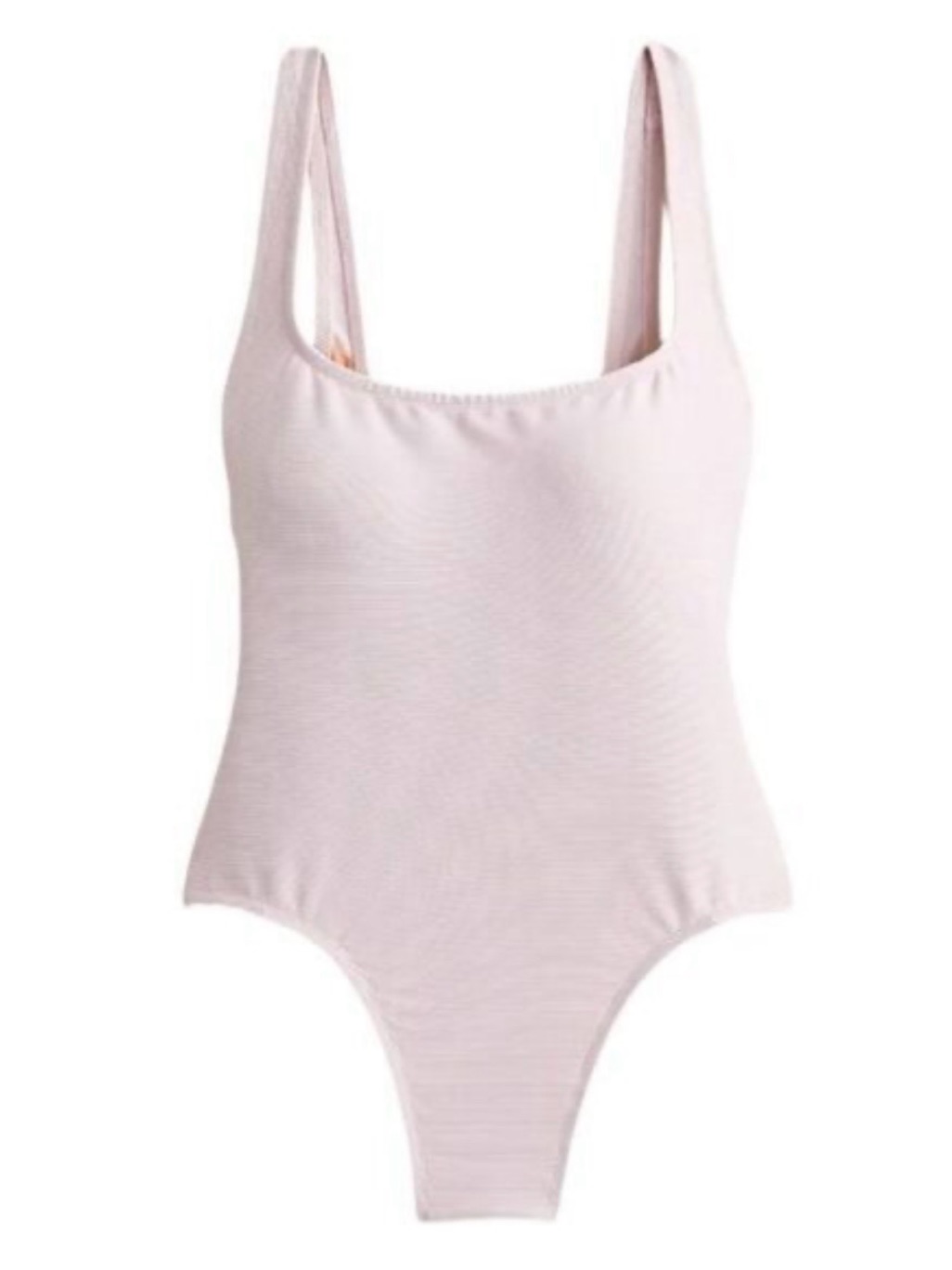 J. Crew Women’s Light Pink One-Piece Swimsuit - Classic Scoop